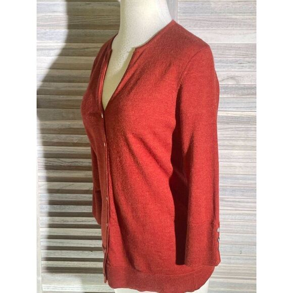 Carole Little Med Merino Wool Cardigan - Picture 9 of 16